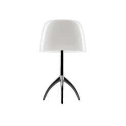 Lumiere Piccola, hvid/sort krom med dæmper