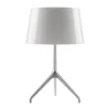 Lumiere XXS bordlampe, aluminium/hvid