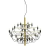 2097/30 lysekrone LED, messing