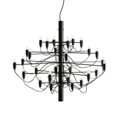 2097/30 lysekrone LED, sort