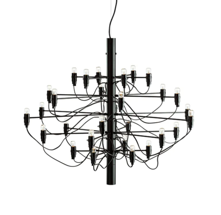 2097/30 lysekrone LED, sort