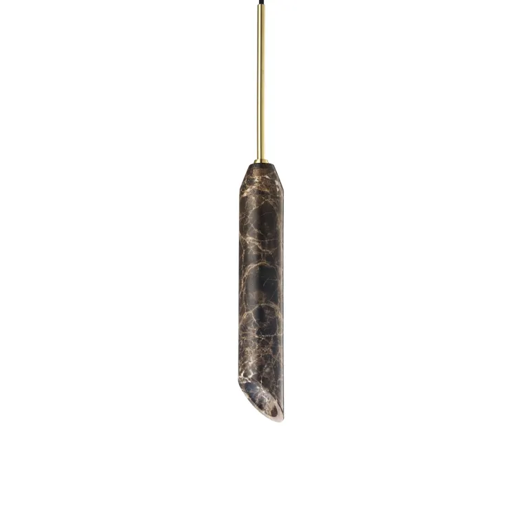 Marble Art pendel, brun