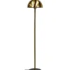Menton gulvlampe, messing/sort