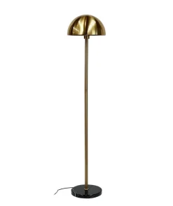 Menton gulvlampe, messing/sort