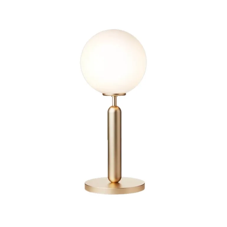 Miira bordlampe, messing/opal