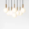 Miira 13 pendel, opal/messing