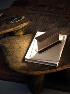 Mini Mais plus que bordlampe, rå metal