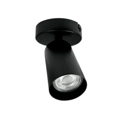 Modern spot / loftlampe, sort