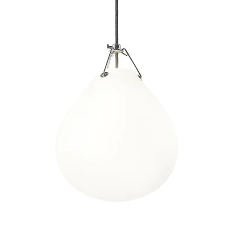 Moser pendel Ø250, mat hvid opal