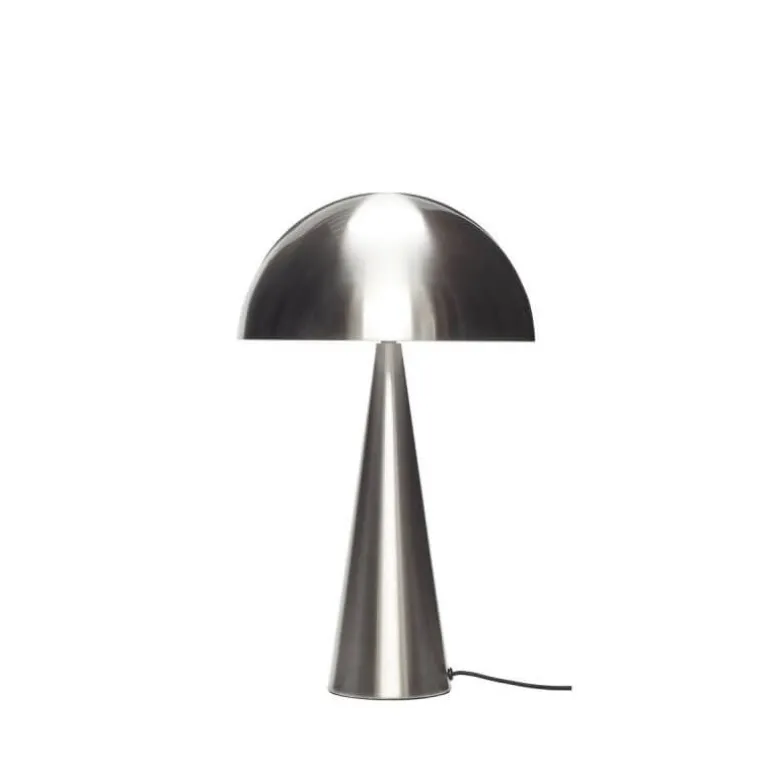 Mush bordlampe høj, nikkel