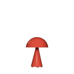 Mush Portable bordlampe / batterilampe, klar rød