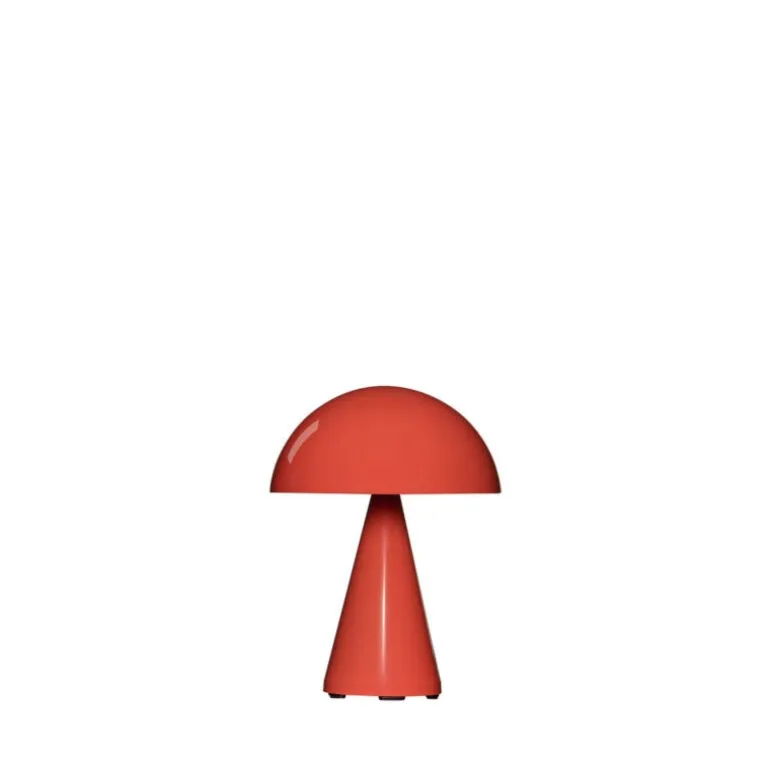 Mush Portable bordlampe / batterilampe, klar rød