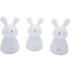 Natlampe Trio kanin, hvid