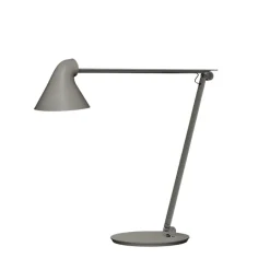 NJP bordlampe m/bordfod, mørk alu grå