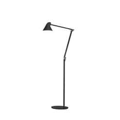 NJP gulvlampe, sort (3000 K)