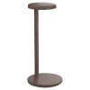 Oblique bordlampe, mat brun