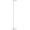Oblique gulvlampe USB-C, mat hvid