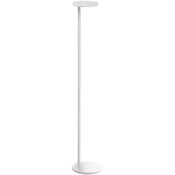 Oblique gulvlampe USB-C, mat hvid