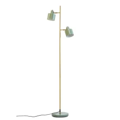 Ocean gulvlampe, oliven/messing