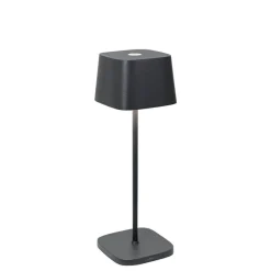 Ofelia batterilampe / bordlampe, mørkegrå