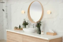 Palla C135 væglampe/loftlampe, messing