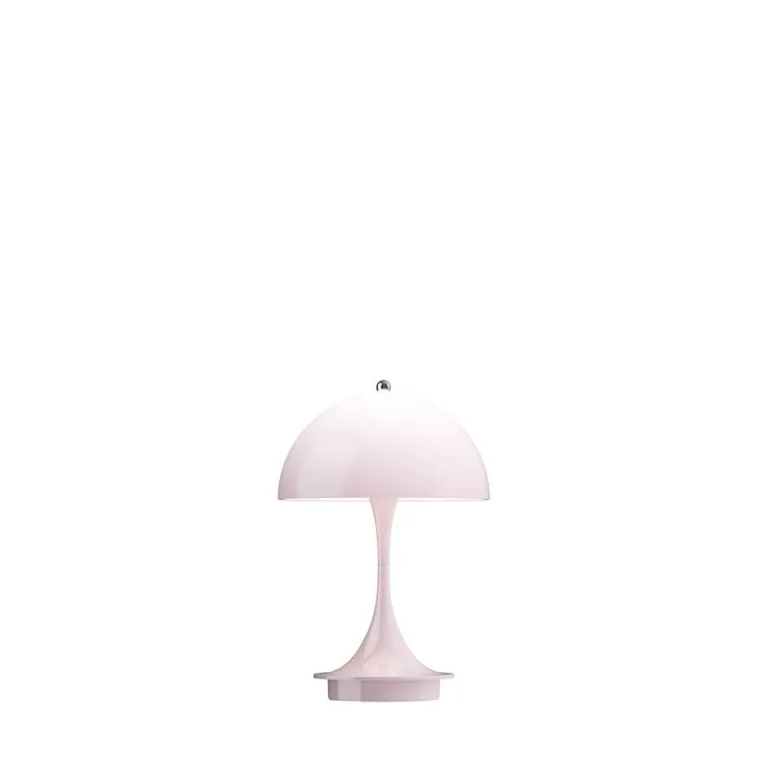 Panthella 160 Portable V3 bord- / batterilampe, lys rosa opal