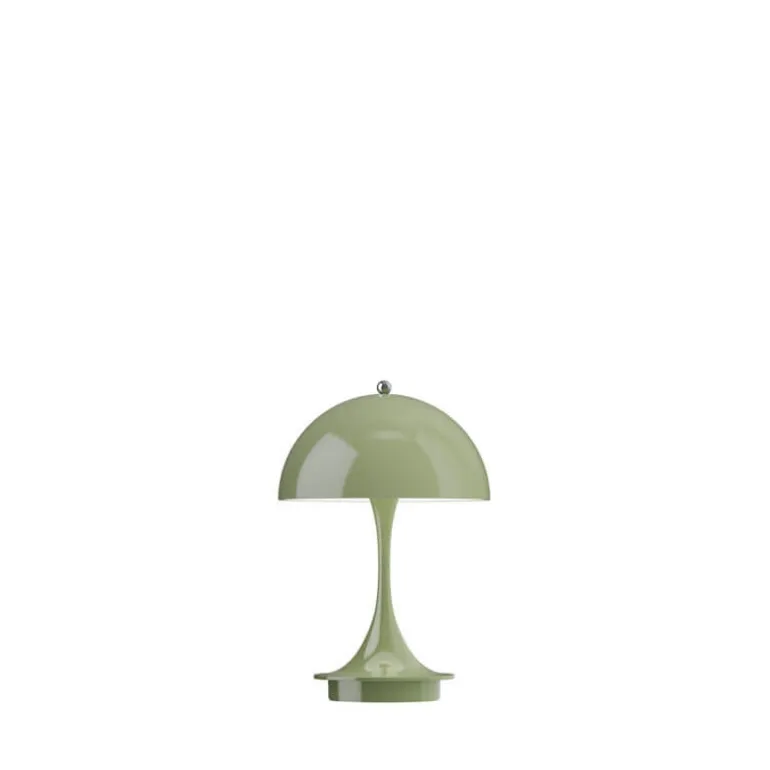 Panthella 160 Portable V3 bord- / batterilampe, opaque moss grøn