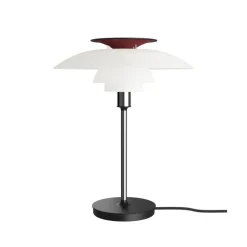 PH 80 bordlampe, opal/krom