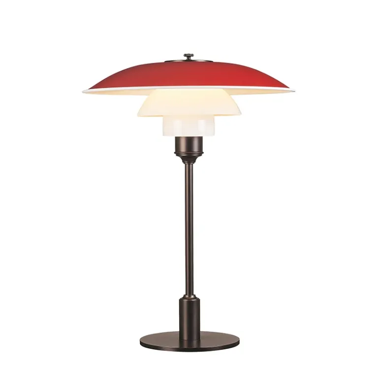 PH 3½-2½ bordlampe, rød