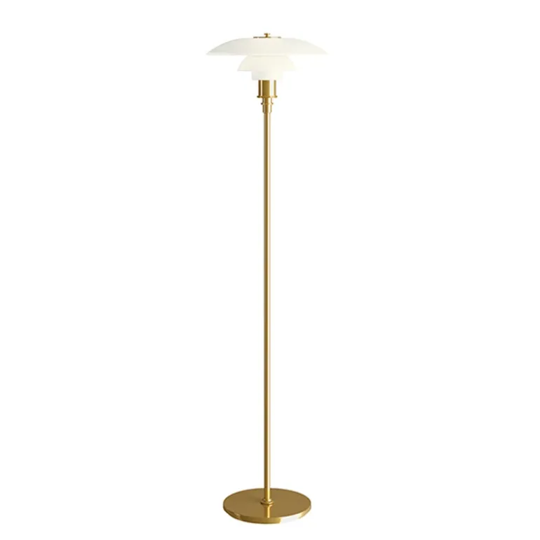 PH 3½-2½ gulvlampe, messing
