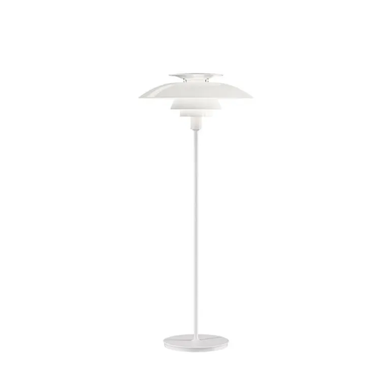 PH 80 gulvlampe on/off, hvid opal akryl/hvid