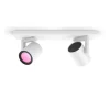 Philips Hue Argenta White and Color Ambiance dobbelt spot, hvid