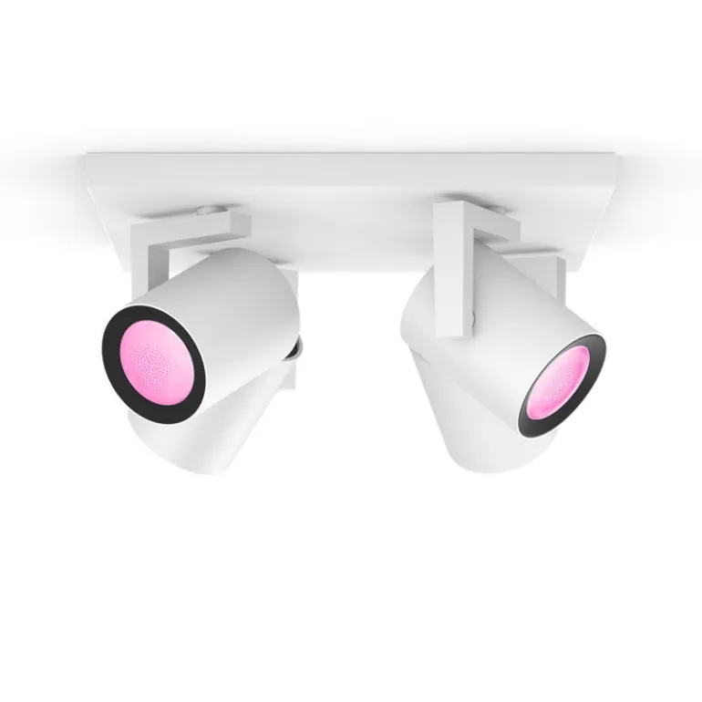 Philips Hue Argenta White and Color Ambiance 4 spots, hvid