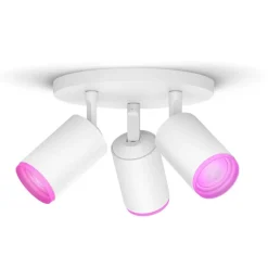 Philips Hue Fugato White and Color Ambiance 3 spots, hvid