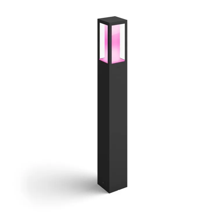Philips Hue Impress White and Color Ambiance udendørs post / søjle, sort