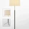 Pie de salón Gulvlampe G2 hvid/krom