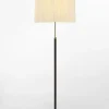 Pie de salón Gulvlampe G2 natur/messing