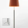 Pie de salón Gulvlampe G1 terracotta/krom