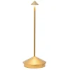 Pina batterilampe / bordlampe, guld