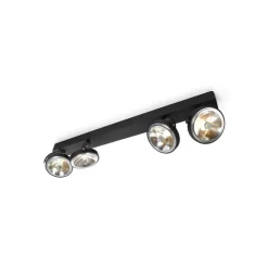 Pin-Up 4 LED, sort