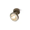 Pin-Up 1 Round LED, bronze