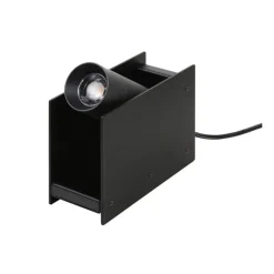 Plint gulvlampe / spot 2700K, sort