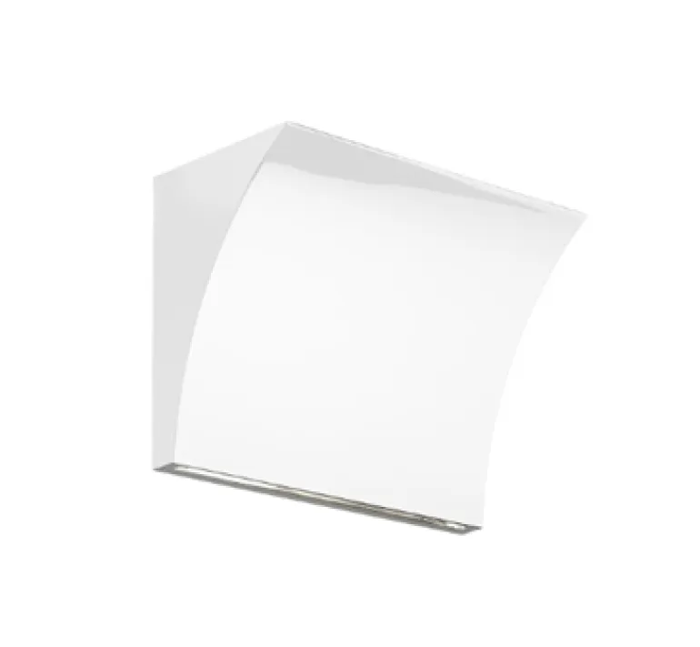 Pochette Up/Down Væglampe LED, Blank hvid