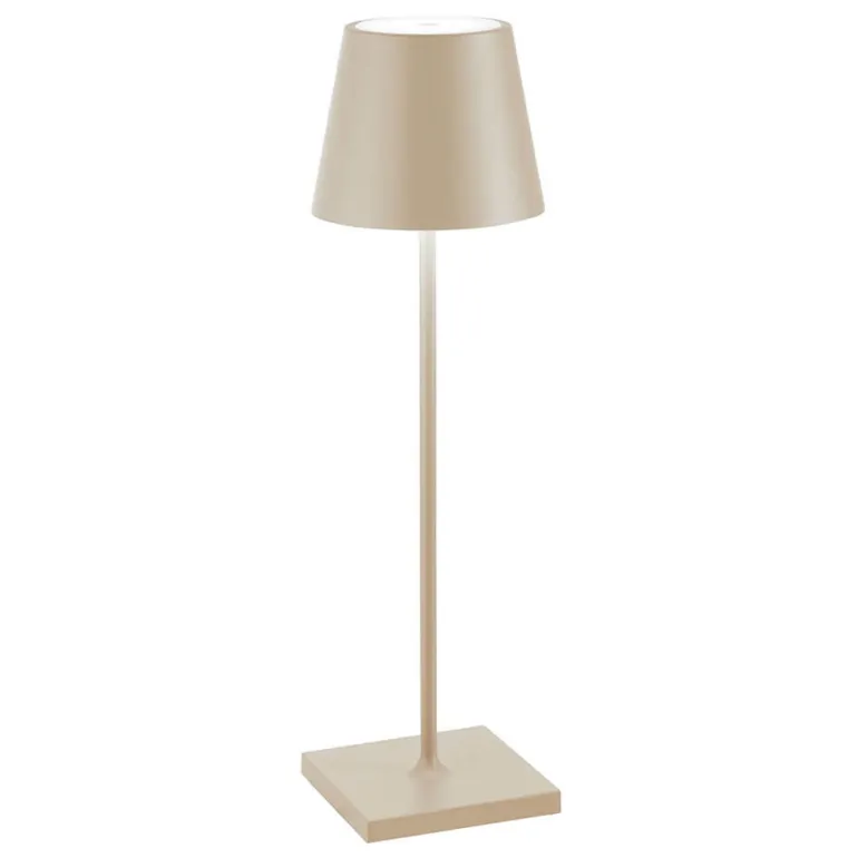 Poldina batterilampe / bordlampe, sand
