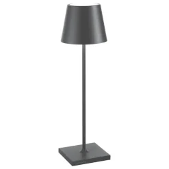 Poldina batterilampe / bordlampe, mørkegrå