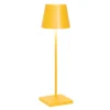 Poldina batterilampe / bordlampe, okkergul