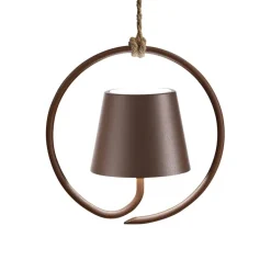 Poldina batterilampe / pendel, corten
