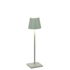 Poldina micro batterilampe / bordlampe, salviegrøn