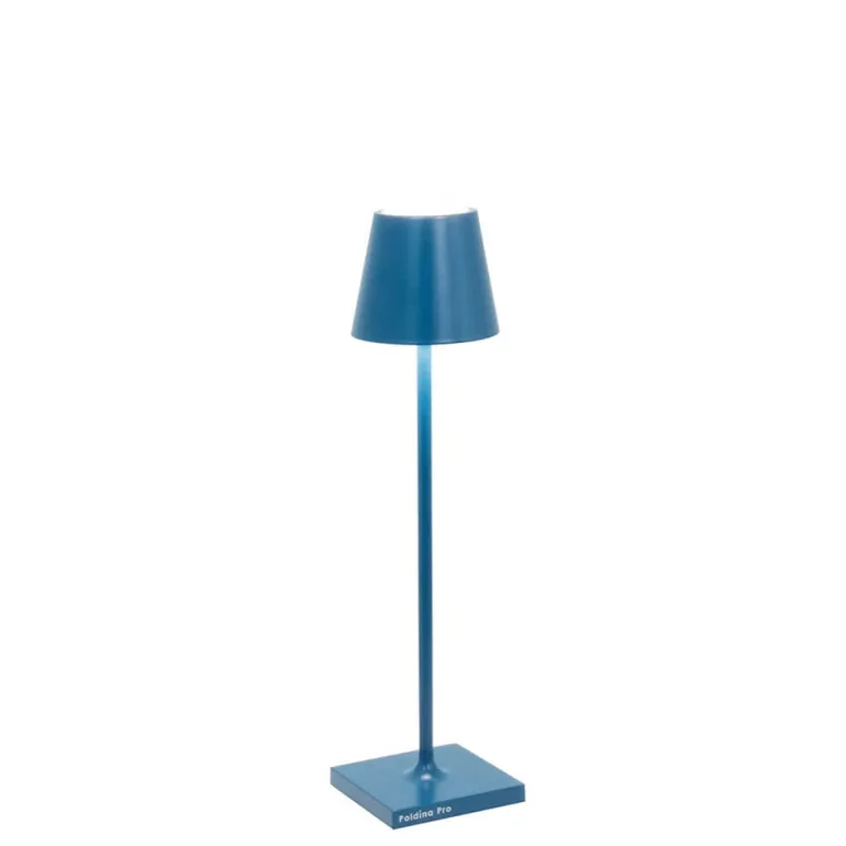 Poldina micro batterilampe / bordlampe, capriblå