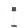 Poldina micro batterilampe / bordlampe, mørkegrå